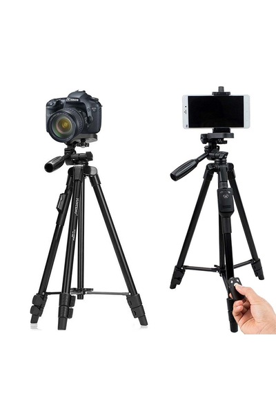 3388 Bt Kumandalı Kamera Telefon Tutuculu Tripod 146cm - Al4645