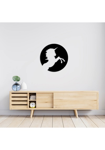 Unicorn 2 Metal Tablo Siyah