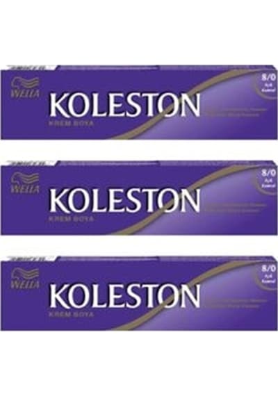 Koleston Tüp Boya 8.0 Açık Kumral 3Adet