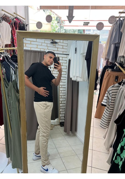 Tuba Toptaş Jogger Pantolon Bej