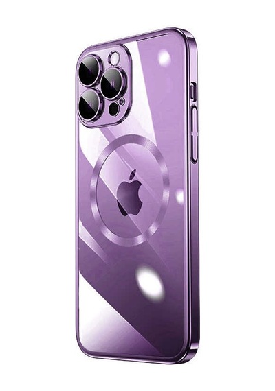 Apple Uyumlu iPhone 14 Pro Max Kılıf Wireless Şarj Özellikli Sert Pc Riksos Magsafe Kapak