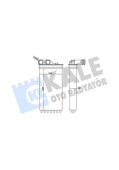 Peugeot 307 Kalorifer Petegi 1.4 Hdi 2002-2005 Kale 346280