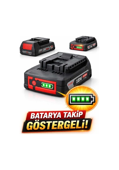 Gba 18v 2.0 Ah Dolum Göstergeli Batarya + Gal 18 20 Şarj Cihazı