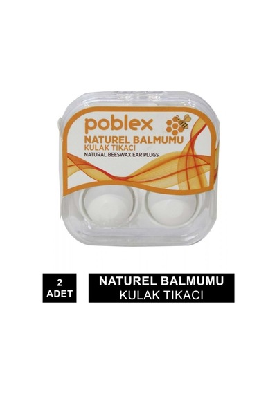 Poblex Nat. Balmumu Kulak Tıkacı 2 Li