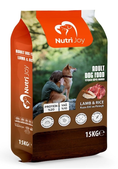Nutrijoy Kuzu Etli Yetişkin Köpek Maması 15 KG Nutrijoy Kuzu Etli Yetişkin Köpek Maması 15 KG