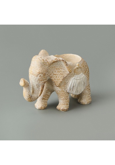Kpmm Elephant Mumluk - Bej - 12x8 Cm Renkli