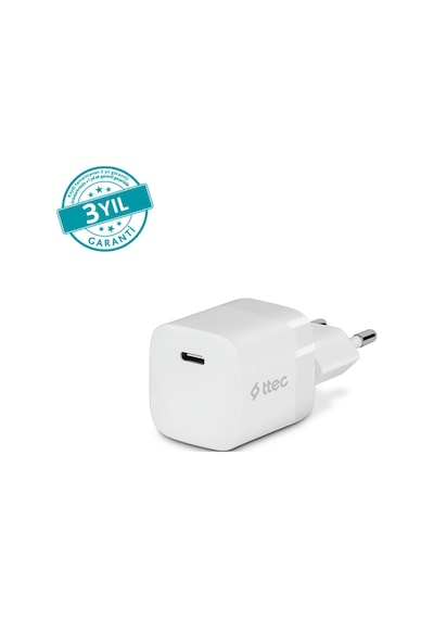 Smartcharger 30w Pd Başlık + Usb-c Kablo Apple Uyumlu iPhone 15 16 17 Pro Max Şarj Aleti Hızlı Ve Güvenli
