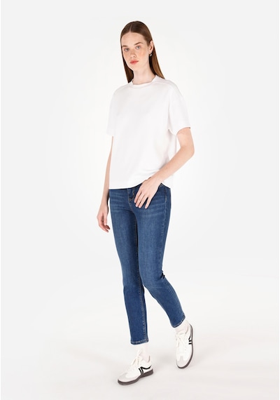 Colins Slim Fit Kadın İndigo Jean Pantolon Cl1067189 Q1.v1 Dn43072 Denim