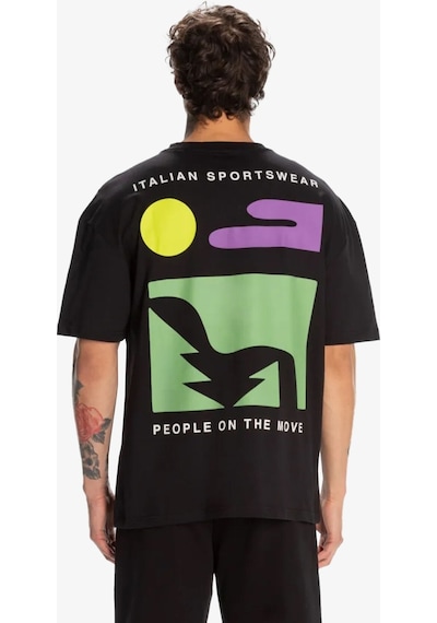 Kappa Kappa Sport Floyd Erkek Siyah T-shirt 321w7tw-005 Siyah