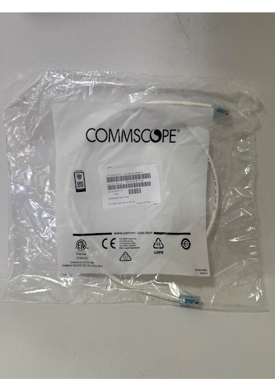 Commscope Mino6a-wh-1m Cat6a U/utp 1mt Patch Cord Co199k2-08m001