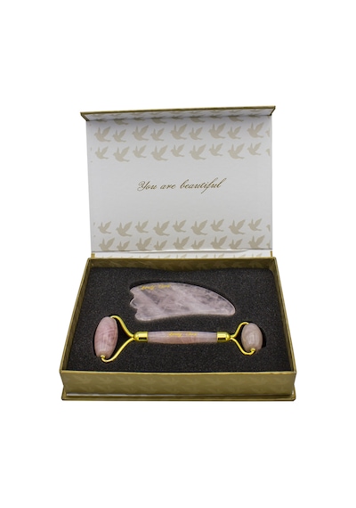 Kuvars Roller ve Gua Sha Kuvars Taşı