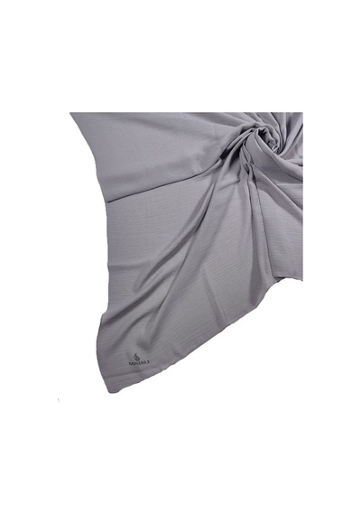Mim Eşarp Mısırlı Eşarpları Aerobin Jazz Caz Eşarp 110x110 Cm Gri