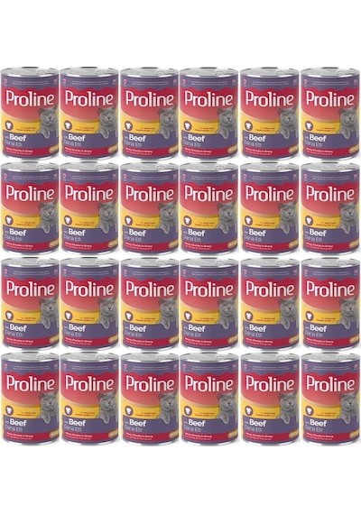 Pro Line Dana Etli Yetişkin Kedi Konservesi 24 x 400 G