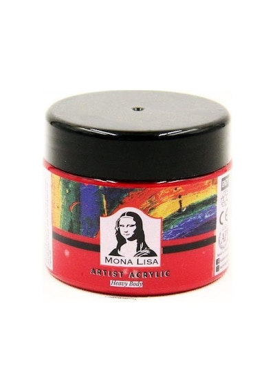 Akrilik Boya 125 Ml Renk Seçenekli 1 Adet Monalisa 125 Ml Akrilik Boya 1 Adet Vermillion Red