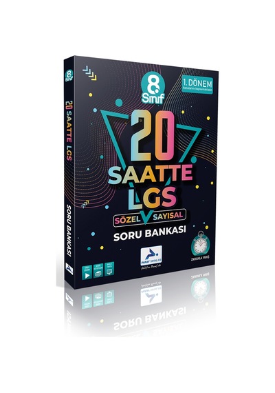 8.Sınıf 1.Dönem 20 Saatte LGS Sözel Sayısal Soru Bankası -  PRF Paraf Yayınları