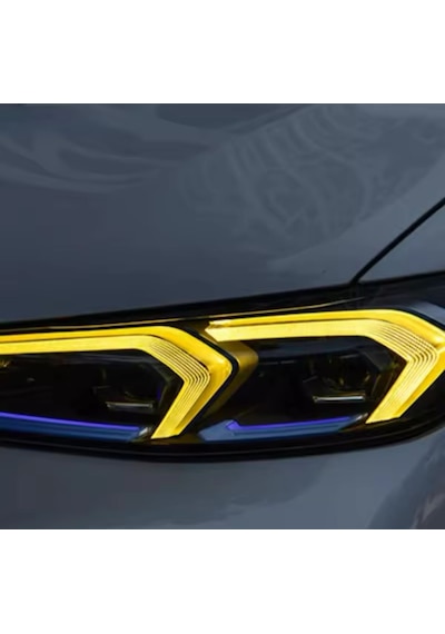 Bmw G20 Lci 2023+ Gündüz Ledi Sarı Far Modülü  Farlar İle Uyumlu G20lcisari123