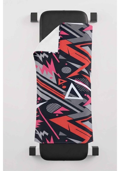 Sports Dijital Baskılı 50x100 Cm Spor Havlusu Sport2 Pembe