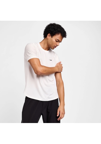 Lescon Erkek Koşu Kısa Kol T-shirt 25b-1012 25btek001012 Beyaz