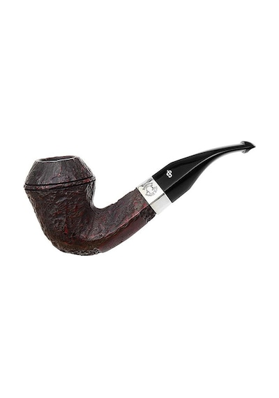 Peterson Sherlock Holmes Rusticated Hansom 9mm. Filtreli Vulcanite Saplı Pipo 205689
