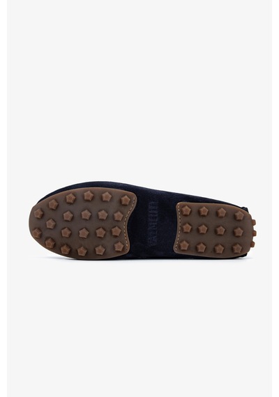 Valmenti Erkek Hakiki Deri Lacivert Loafer Ayakkabı 1202 500-118 Erk Ayk Y26 K.lacı