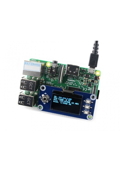 Raspberry Pi İçin 1.3inch Oled Hat, 128x64, Spı-ı2c Arayüz, 13890