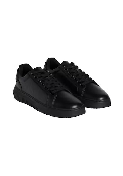 Calvin Klein Erkek Kalın Tabanlı Bileksiz Sneaker - Siyah Black / Black Solid