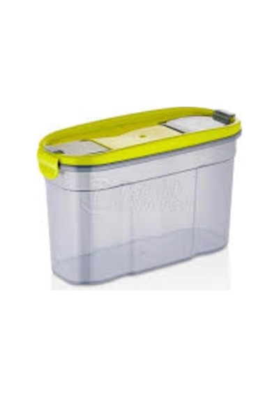 Goldex Erzak Kabı 2lt Plastık Çift Kapaklı Kilitli Iki Yönlü Tutma Kolaylığı 22x13,5cm Plastik Diğer