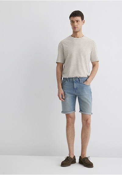 Mavi - Brian 90lar Vintage Indigo Mavi Jean Şort 0418485360 Açık Mavi