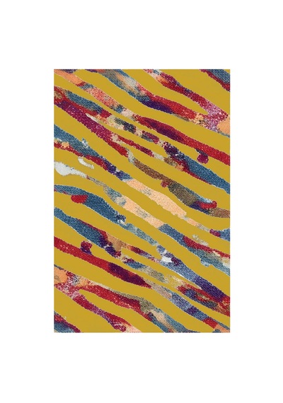 Kartela Halı Aira Halı Kaymaz Taban Makinede Yıkanabilir Halı Hardal Sarısı - 200 X 300 Cm