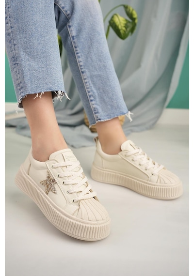 Nesil Shoes Dvm 3100 Bej Kadın Sneakers-bej Bej