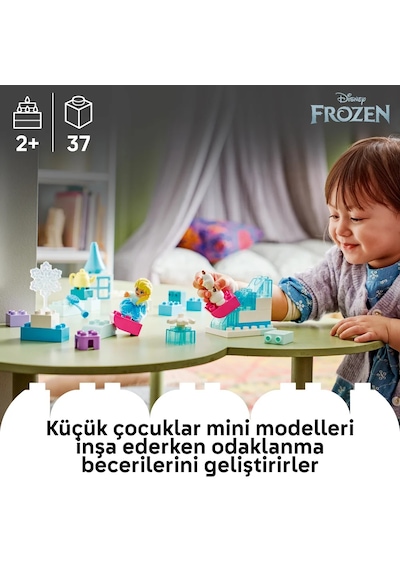 LEGO® DUPLO® | Disney Elsa ve Olaf ile Karlar Ülkesi Yaratıcı Kutusu 10462 – 2+ için Karakterler İçeren Oyuncak Yapım Seti (37P)