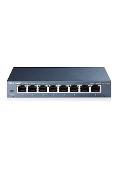 Tl-sg108 8 Port Gıgabıt Masaüstü Metal Kasa Swıtch