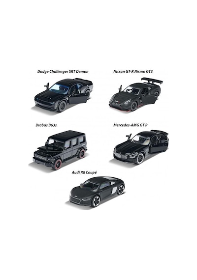 Majorette Black Edition 5'li Seti 212053174 Majorette Black Edition 5'li Seti 212053174