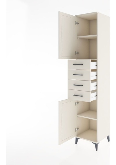Hyperion Dolap 3 Raflı 4 Çekmeceli 2 Kapaklı 44x44x221 Aytaşı... Aytaşı Hyperion Dolap 3 Raflı 4 Çekmeceli 2 Kapaklı 44x44x221 Aytaşı... Aytaşı