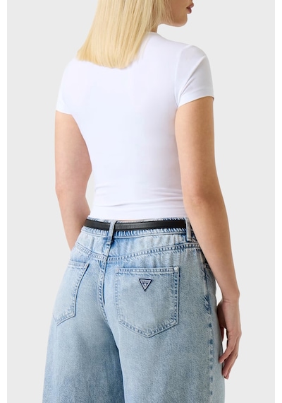 Guess Bayan Top W6gp11 K2933 G011 Beyaz BEYAZ