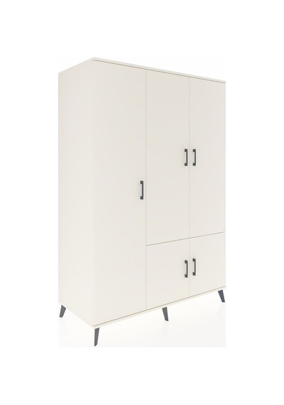 Kronos Dolap 7 Raflı 5 Kapaklı Tek Askılı 132x59x195 Aytaşı-a... Aytaşı