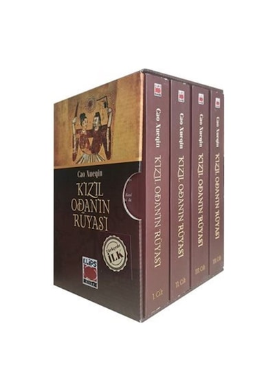 Kızıl Odanın Rüyası Seti - 4 Kitap Takım - Cao Xueqin - Elips Kitapları