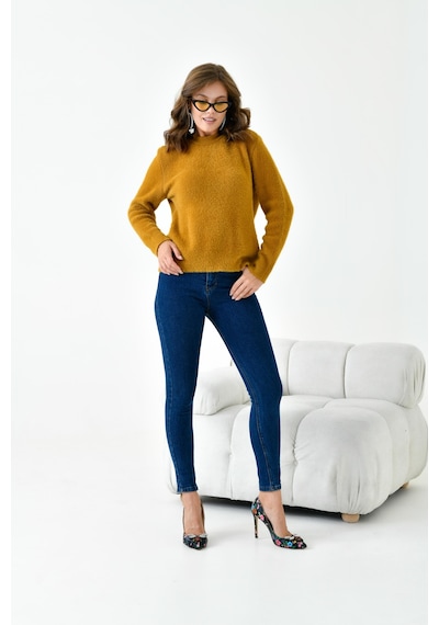 Ftz Women Kadın Sıfır Yaka Hardal 20944 Hardal