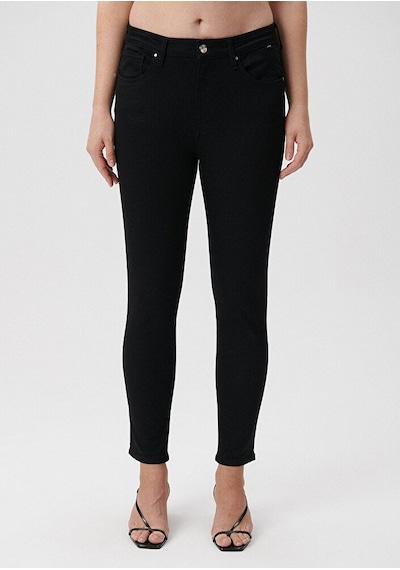 Mavi - Marli Siyah Jean Pantolon 101339-85945 Siyah