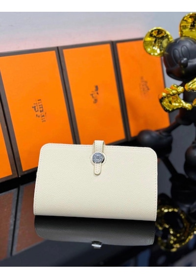 Ges Shop Kadın H Krem Renk Kartlık Cüzdan Açık Krem