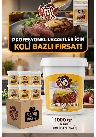 Cafe De Paris Sos 1000 G X 8 Adet - 1 Koli Koli Bazlı Avantaj Paketi