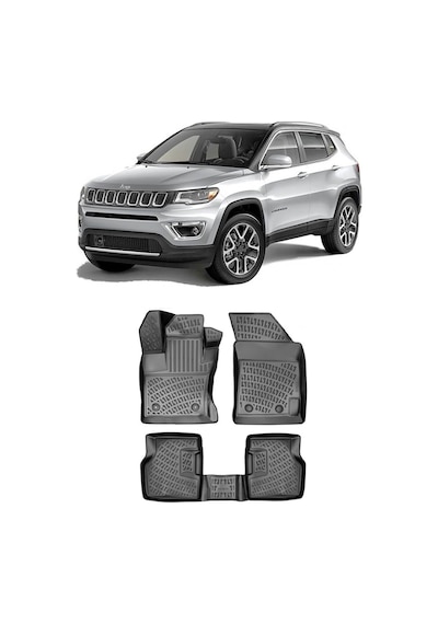 Jeep Compass 2017 Sonrası Btm 3d Havuzlu Paspas