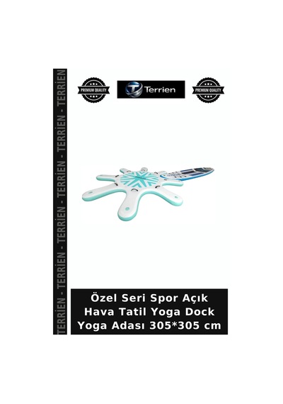 Özel Seri Spor Açık Hava Tatil Yoga Dock Yoga Adası 305 305 Cm Çok Renkli