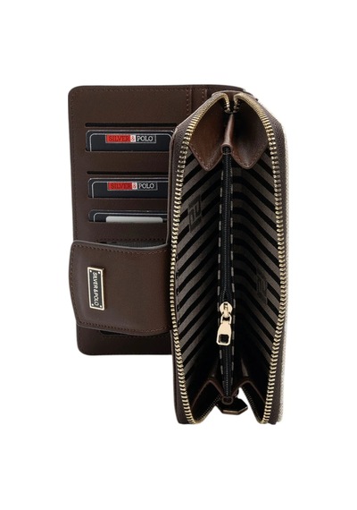 Silver & Polo Kadın Cüzdan & Kartlık Sp928 Taş-kahve
