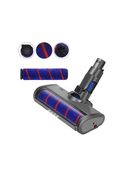 Dyson V12 İle Uyumlu Rulo Fırça Başlığı  Led Işıklı