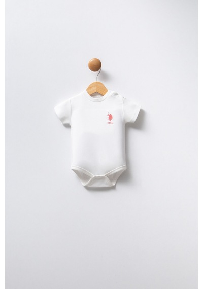 U.S. Polo Assn. U.s. Polo Assn Kız Bebek Pembe Body Zıbın Pembe