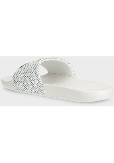 Calvin Klein Erkek Terlik Ym0ym00955 01w Beyaz-siyah Beyaz - Siyah