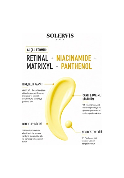 Retinal Shot Kırışıklık Karşıtı Sıkılaştırıcı Bakım Kremi%0,1 Retinal%3 Matrixyl 15 Ml