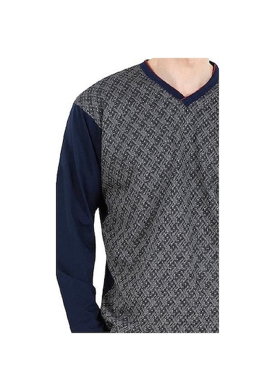 Pierre Cardin 6023 Erkek Jakarlı Pijama Takımı 001