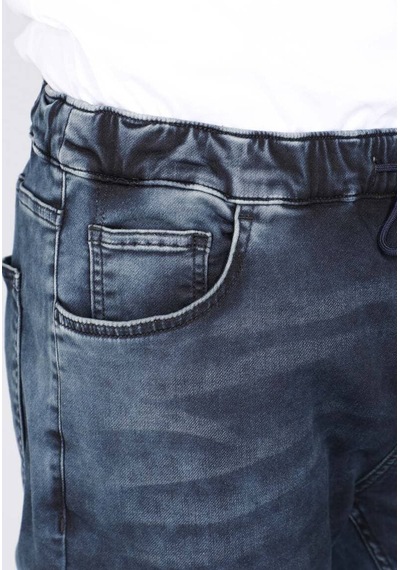 Blue White Erkek Lacivert Belden İpli Jogger Pantolon 34